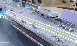 福建舰刚服役不久，韩国就迫不及待了，发布4.5万吨电弹小航母方案！技术差距成摆设