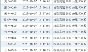 “18辆车占用高速应急车道,致救护车受阻”,处罚来了